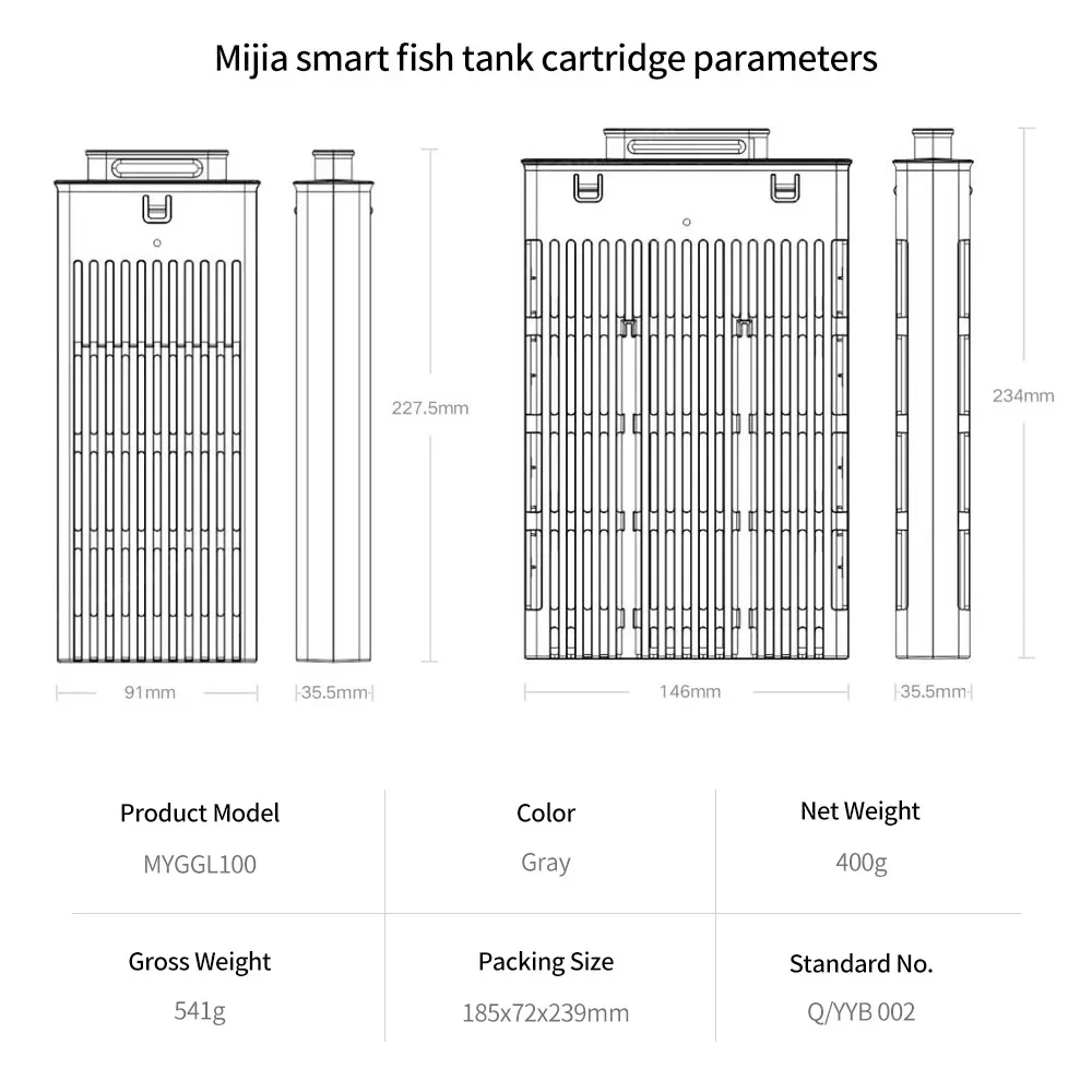Mijia Fish Tank Filter Cartrid - огляд і ціна Xiaomi Aquarium Fish Tank