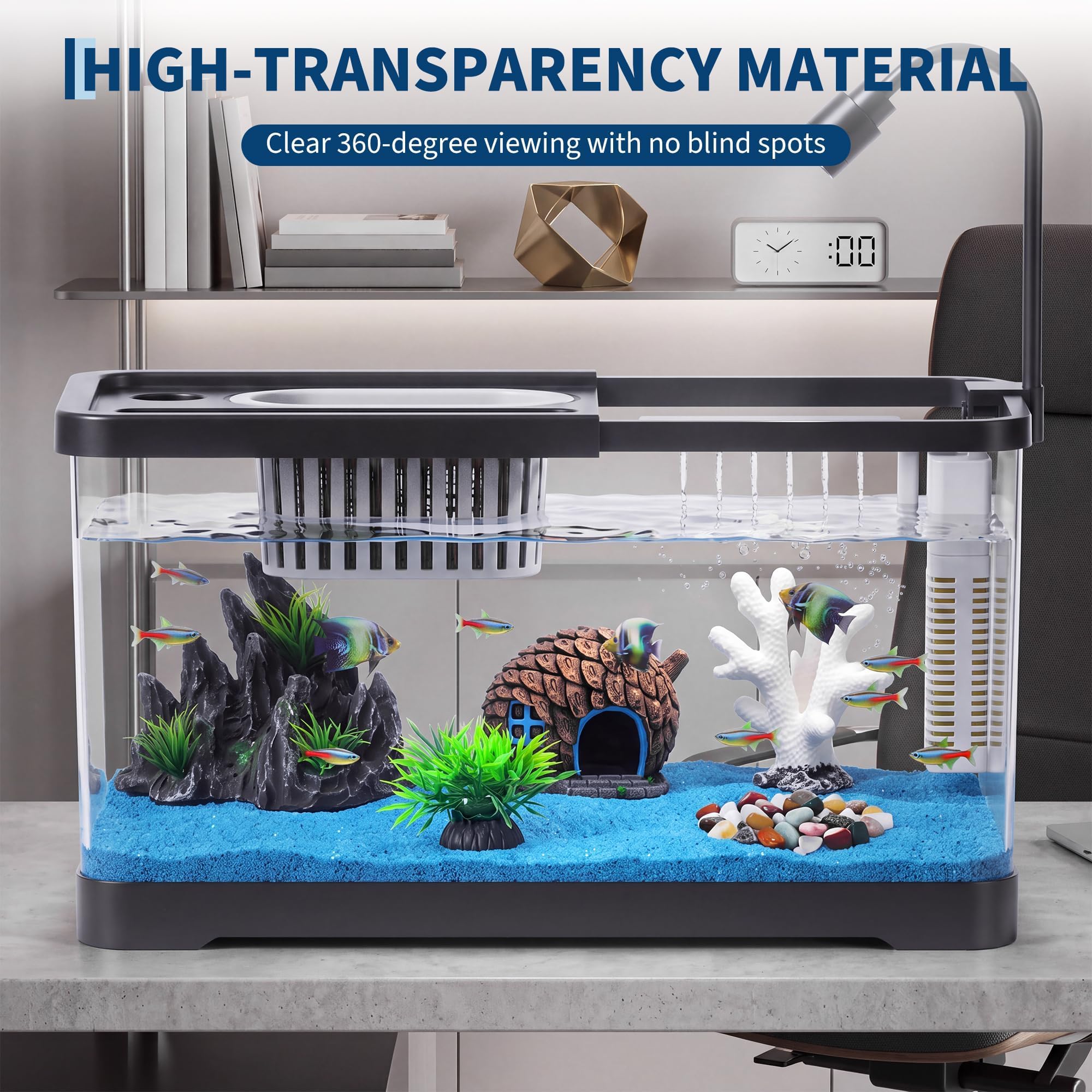 Fish Tank Starter Kit With Fil - огляд і ціна Aquarium Fish Betta