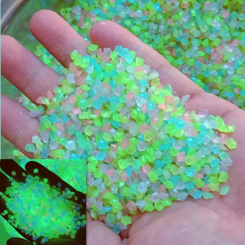 1000pcs 3-5mm Luminous Sand Gl - огляд і ціна Fish Aquarium Home
