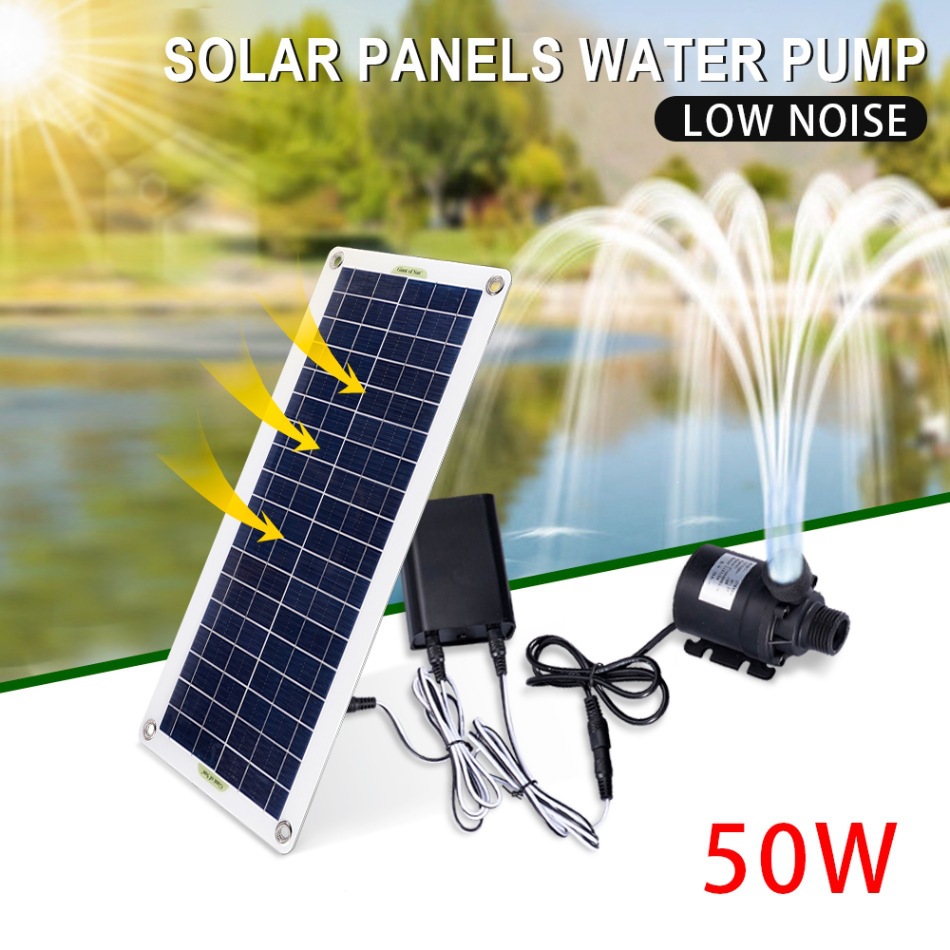 50W Solar Power Water Pump Set - огляд і ціна Aquarium Pump