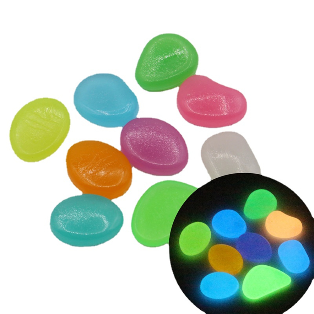 50pcs Luminous Stone Fluoresce - огляд і ціна Fish Tank Gravel